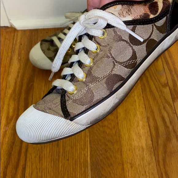 Coach cheetah print sneakers - Picture 2 of 4